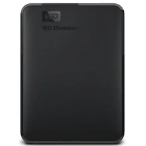 ВНЕШНИЙ ПОРТАТИВНЫЙ ЖЕСТКИЙ ДИСК WESTERN DIGITAL WD ELEMENTS,  2 TB, ЧЁРНЫЙ (WDBU6Y0020BBK-WESN)