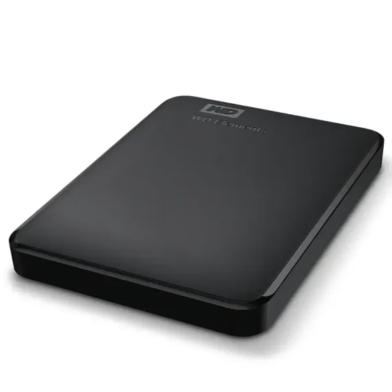 ВНЕШНИЙ ПОРТАТИВНЫЙ ЖЕСТКИЙ ДИСК WESTERN DIGITAL WD ELEMENTS,  2 TB, ЧЁРНЫЙ (WDBU6Y0020BBK-WESN)