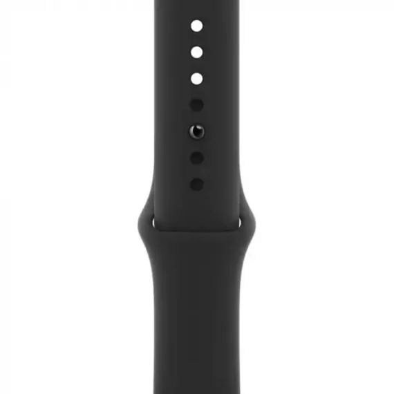 УМНЫЕ ЧАСЫ APPLE WATCH SERIES 6 GPS + CELLULAR M09H3, 44ММ, КОРПУС ИЗ НЕРЖАВЕЮЩЕЙ СТАЛИ С ЧЕРНЫМ СПОРТИВНЫМ РЕМЕШКОМ