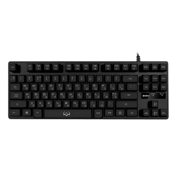 КЛАВИАТУРА SVEN KB-G7400, ПРОВОДНОЕ, ЧЁРНЫЙ