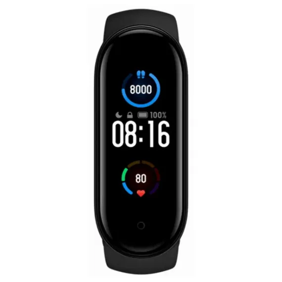 УМНЫЕ ЧАСЫ XIAOMI MIBAND 5, ЧЁРНЫЙ