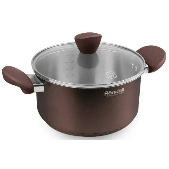 КАСТРЮЛЯ RONDELL KORTADO, 2,8Л, КОРИЧНЕВЫЙ