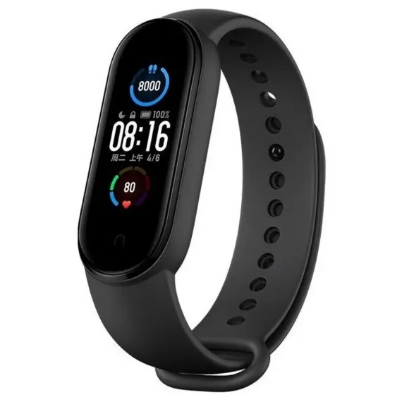 УМНЫЕ ЧАСЫ XIAOMI MIBAND 5, ЧЁРНЫЙ