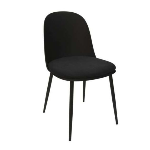 SCAUN FOX~BLACK+BLACK LEG