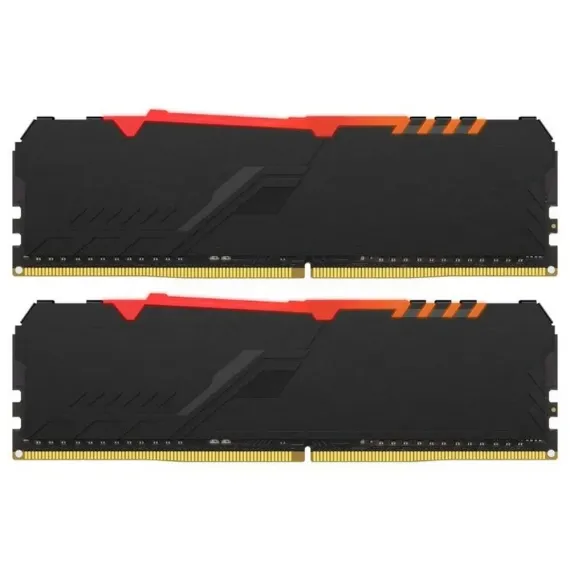 ОПЕРАТИВНАЯ ПАМЯТЬ KINGSTON HYPERX FURY RGB, DDR4 SDRAM, 3200 МГЦ, 16ГБ, HX432C16FB3AK2/16
