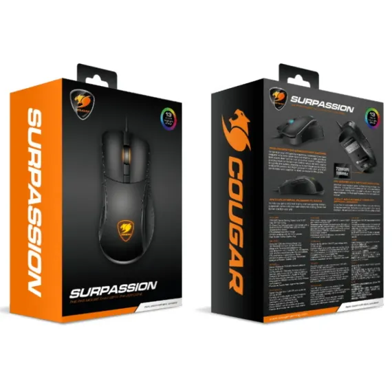 ИГРОВАЯ МЫШЬ COUGAR SURPASSION, ЧЁРНЫЙ