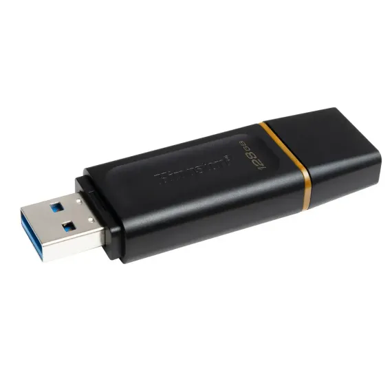 MEMORIE USB KINGSTON DATATRAVELER EXODIA, 128GB, NEGRU/GALBEN