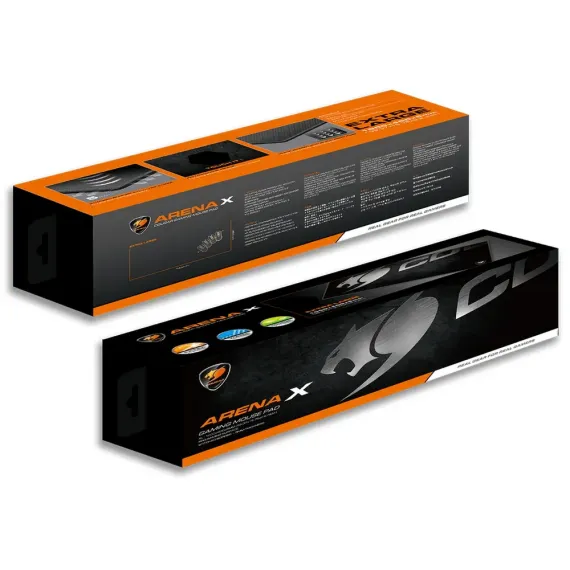 MOUSE PAD PENTRU JOCURI COUGAR ARENA X, EXTRA LARGE, NEGRU