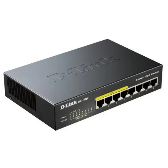 COMUTATOR POE D-LINK DGS-1008P, 4X IEEE 802.3AF