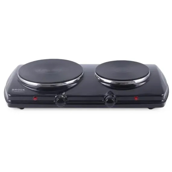ЭЛЕКТИЧЕСКАЯ НАСТОЛЬНАЯ ПЛИТА BROCK EP2000BK, ЧЁРНЫЙ