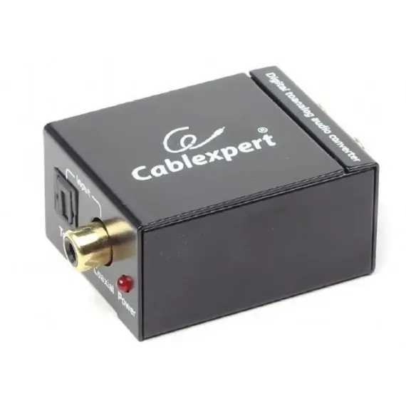 АУДИО АДАПТЕР CABLEXPERT DSC-OPT-RCA-001, RCA - TOSLINK, ЧЁРНЫЙ