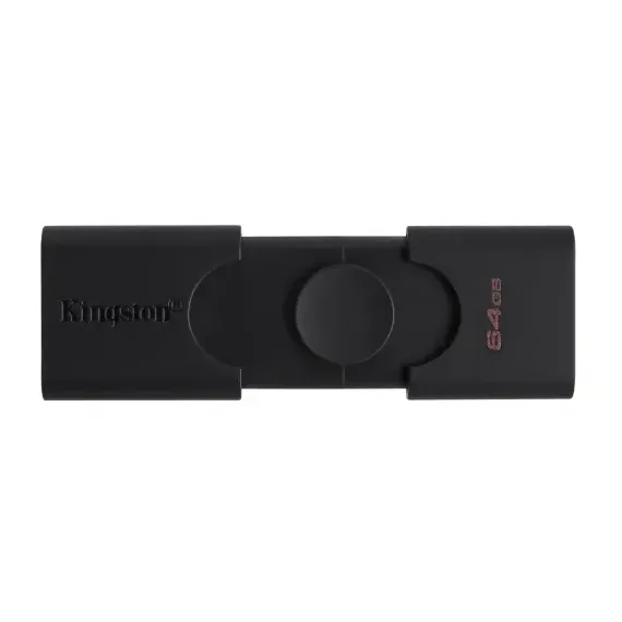 MEMORIE USB KINGSTON DATATRAVELER DUO, 64GB, NEGRU