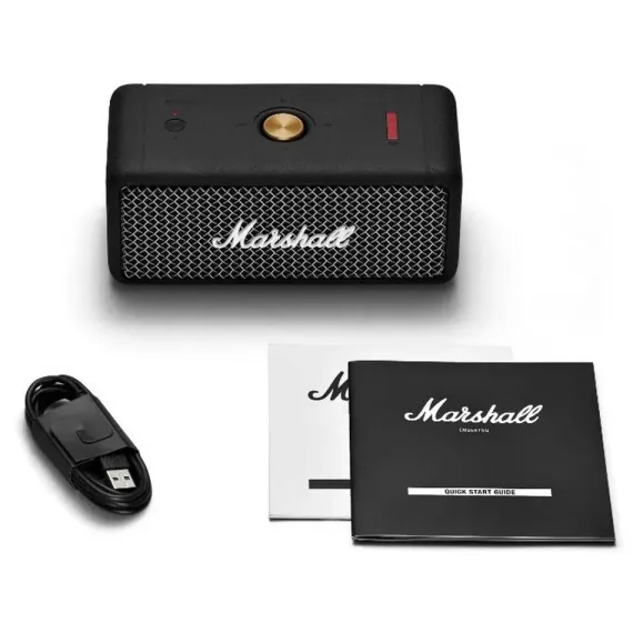 BOXA PORTABILA MARSHALL EMBERTON, NEGRU