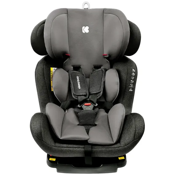 SCAUN AUTO 3-IN-1 KIKKA BOO 4 SAFE ISOFIX, GRUPA 0+/1/2/3 (0-36 KG), NEGRU