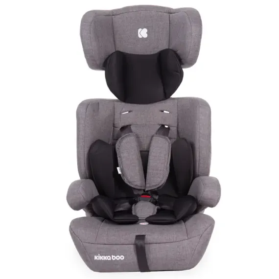 SCAUN AUTO KIKKA BOO ZIMPLA, GRUPA 1/2/3 (9-36 KG), GRI INCHIS