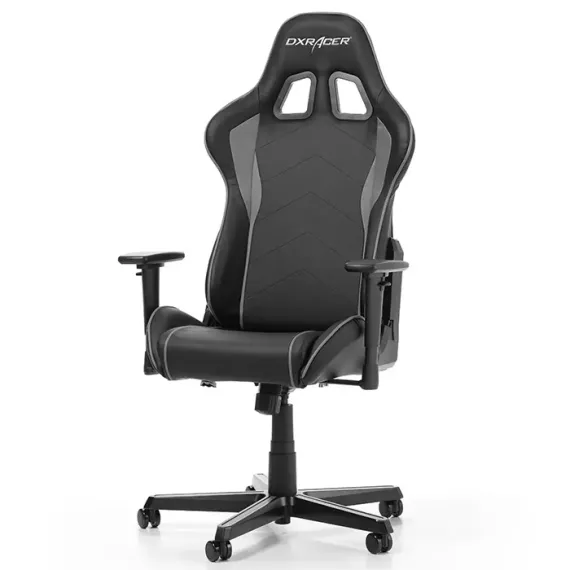 ИГРОВОЕ КРЕСЛО DXRACER FORMULA, ИСКУССТВЕННАЯ КОЖА, ЧЕРНЫЙ/СЕРЫЙ