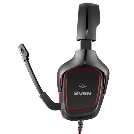 CASTI GAMING SVEN AP-G333MV, CU FIR, NEGRU/ROSU