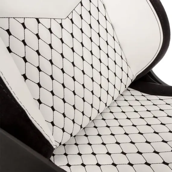 ИГРОВОЕ КРЕСЛО NOBLECHAIRS EPIC, ИСКУССТВЕННАЯ КОЖА, ЧЕРНЫЙ/БЕЛЫЙ