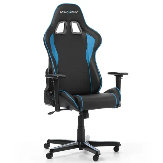 ИГРОВОЕ КРЕСЛО DXRACER FORMULA, ИСКУССТВЕННАЯ КОЖА, ЧЕРНЫЙ/СИНИЙ
