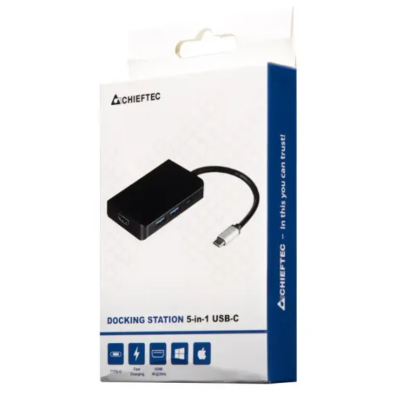 ДОК-СТАНЦИЯ CHIEFTEC DSC-501, ЧЁРНЫЙ