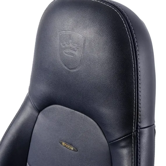 ИГРОВОЕ КРЕСЛО NOBLECHAIRS ICON, НАТУРАЛЬНАЯ КОЖА, ТЁМНО-СИНИЙ