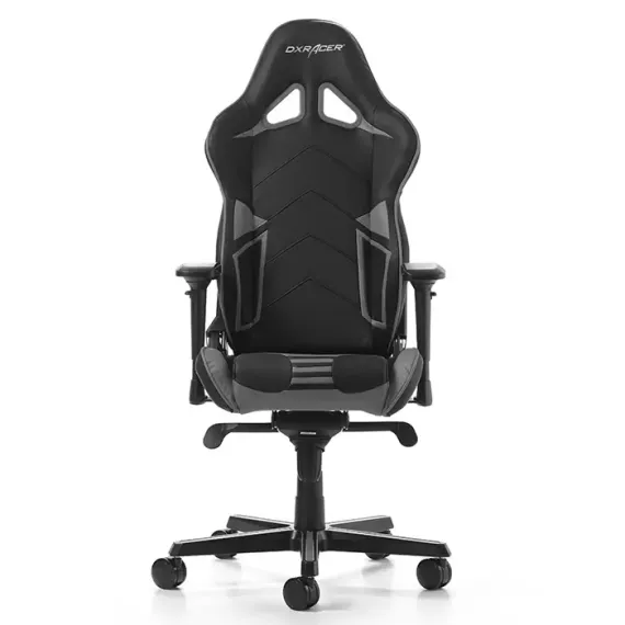 ИГРОВОЕ КРЕСЛО DXRACER RACING PRO, ИСКУССТВЕННАЯ КОЖА, ЧЕРНЫЙ/СЕРЫЙ