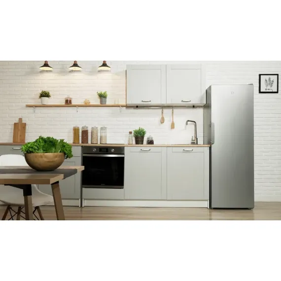 CONGELATOR INDESIT DFZ 5175 S, ARGINTIU