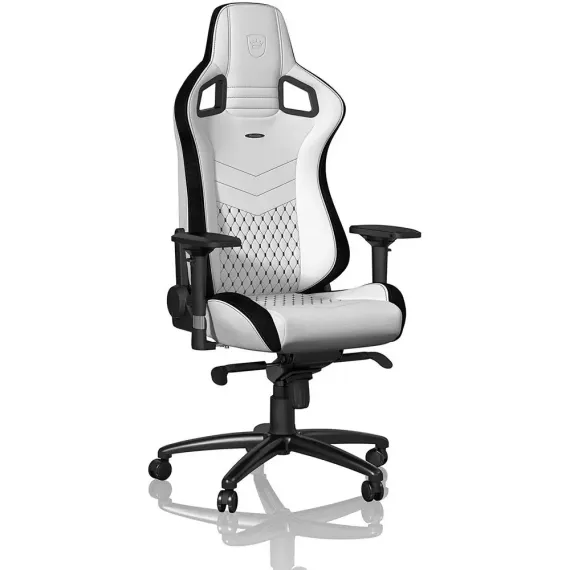 ИГРОВОЕ КРЕСЛО NOBLECHAIRS EPIC, ИСКУССТВЕННАЯ КОЖА, ЧЕРНЫЙ/БЕЛЫЙ