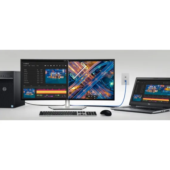 34,14" MONITOR DELL U3421WE, IPS 3440X1440 WQHD, NEGRU/ARGINTIU