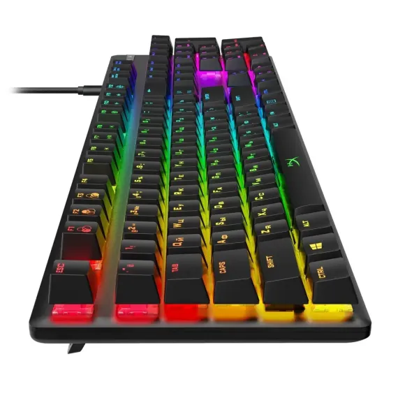 TASTATURA HYPERX ALLOY ORIGINS, CU FIR, NEGRU