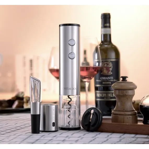 TIRBUSON XIAOMI CIRCLE JOY ELECTRIC RED WINE OPENER SET 4 IN 1, OTEL INOXIDABIL