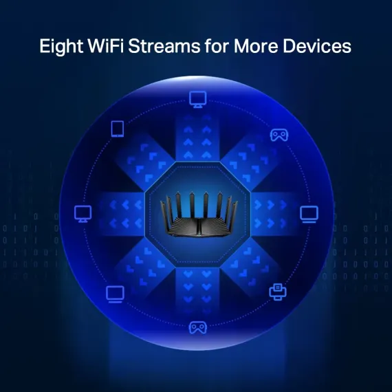 ROUTER FARA FIR TP-LINK ARCHER AX90, NEGRU