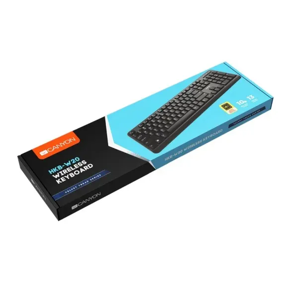 SET TASTATURA + MOUSE CANYON W20, FARA FIR, NEGRU