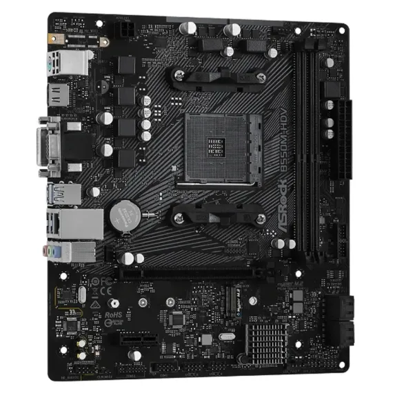 PLACA DE BAZA ASROCK B550M-HDV, AM4, AMD B550, MICRO-ATX