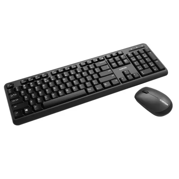 SET TASTATURA + MOUSE CANYON W20, FARA FIR, NEGRU