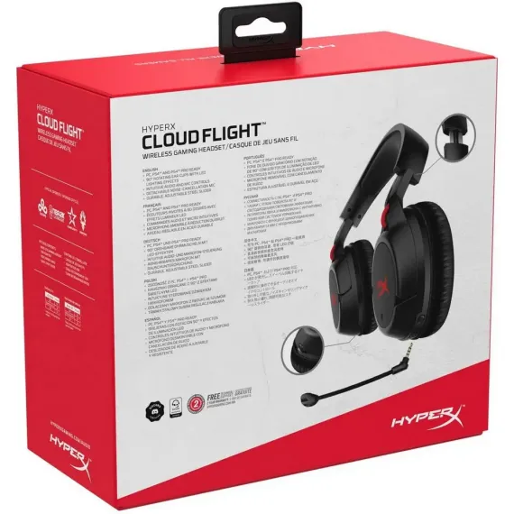 CASTI GAMING HYPERX CLOUD II, WIRELESS, NEGRU