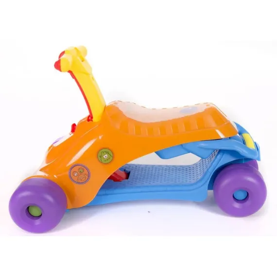 MASINA PENTRU COPII 2-IN-1 KIKKA BOO RIDE-ON, PORTOCALIU