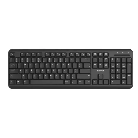 SET TASTATURA + MOUSE CANYON W20, FARA FIR, NEGRU