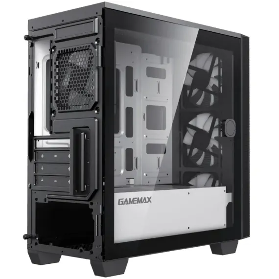 CARCASA PC GAMEMAX AERO MINI ECO, MICRO-ATX, ATX, NEGRU