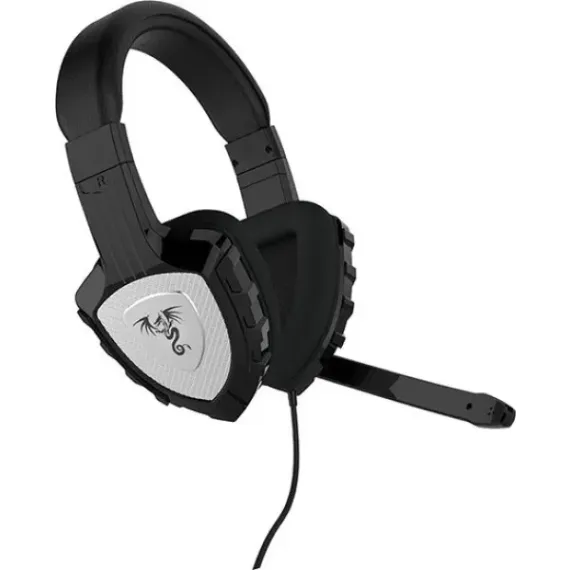 CASTI GAMING QUMO -HAMPION, CU FIR, NEGRU