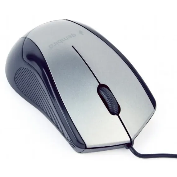 МЫШЬ GEMBIRD MUS-3B-02-BG, ЧЁРНЫЙ/СЕРЫЙ