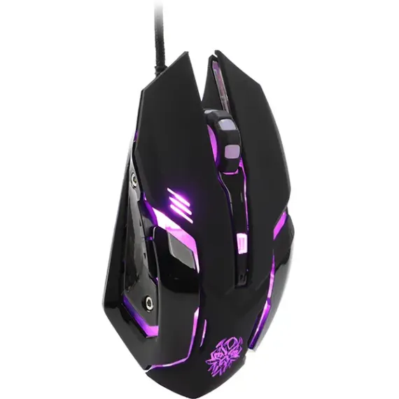 SET TASTATURA + MOUSE + MOUSE PAD QUMO MYSTIC, CU FIR, NEGRU