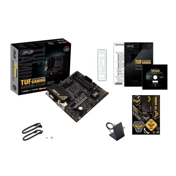 PLACA DE BAZA ASUS TUF GAMING A520M-PLUS, AM4, AMD A520, MICRO-ATX