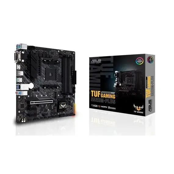 PLACA DE BAZA ASUS TUF GAMING A520M-PLUS, AM4, AMD A520, MICRO-ATX