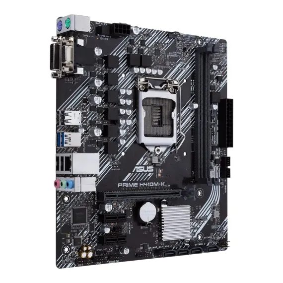 МАТЕРИНСКАЯ ПЛАТА ASUS PRIME H410M-K, LGA1200, INTEL H410, MICRO-ATX