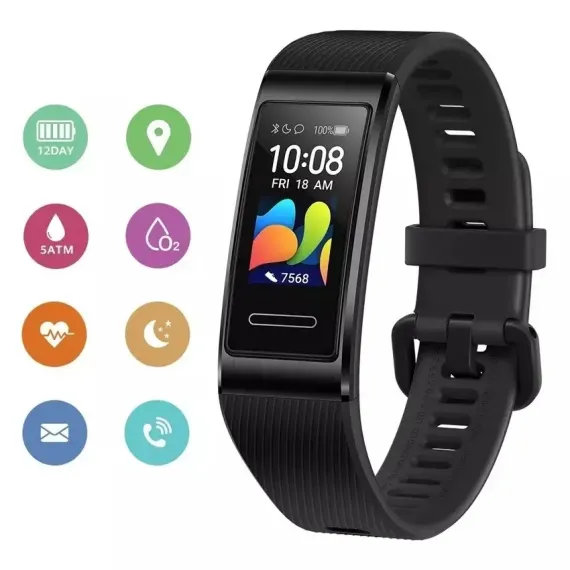 CEAS SPORT / ANTRENAMENT HUAWEI BAND 4 PRO, GRAPHITE BLACK