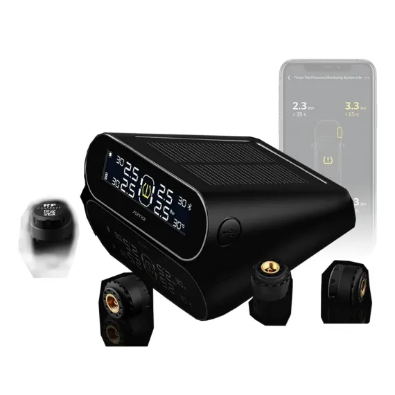 SISTEM DE MONITORIZARE A PRESIUNII IN ANVELOPE 70MAI T02, NEGRU.