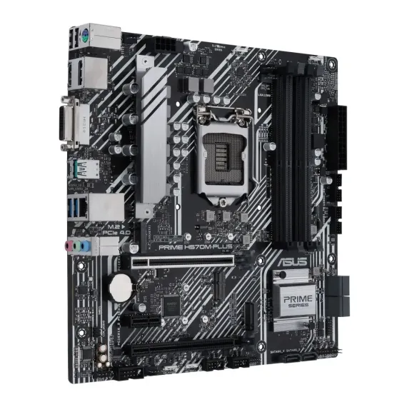 PLACA DE BAZA ASUS PRIME H570M-PLUS, LGA1200, INTEL H570, MICRO-ATX