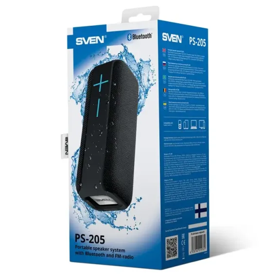 BOXA PORTABILA SVEN PS-205, NEGRU