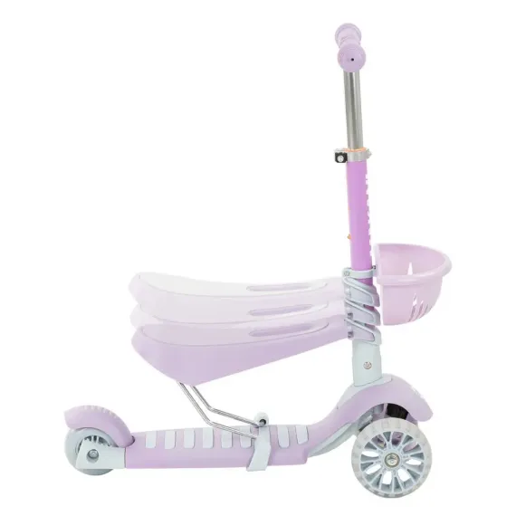 TROTINETA CU 3 ROTI PENTRU COPII KIKKA BOO BONBON, LILIAC